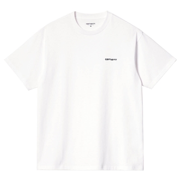 Carhartt WIP T-shirt Script Embroidery s/s White / Black